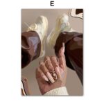 Poster Hip Hop Schmuck Mode | Schwarz Mädchen · Bilder Wohnzimmer | Wandbilder Schlafzimmer | Deko Print ohne Rahmen | Bilder  Kunstdruck - Image 19