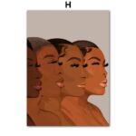 Poster Hip Hop Schmuck Mode | Schwarz Mädchen · Bilder Wohnzimmer | Wandbilder Schlafzimmer | Deko Print ohne Rahmen | Bilder  Kunstdruck - Image 76