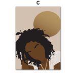 Poster Hip Hop Schmuck Mode | Schwarz Mädchen · Bilder Wohnzimmer | Wandbilder Schlafzimmer | Deko Print ohne Rahmen | Bilder  Kunstdruck - Image 25