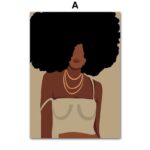 Poster Hip Hop Schmuck Mode | Schwarz Mädchen · Bilder Wohnzimmer | Wandbilder Schlafzimmer | Deko Print ohne Rahmen | Bilder  Kunstdruck - Image 8