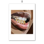 Poster Hip Hop Schmuck Mode | Schwarz Mädchen · Bilder Wohnzimmer | Wandbilder Schlafzimmer | Deko Print ohne Rahmen | Bilder  Kunstdruck - Image 83