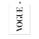 Poster Schwarz Weiß Kate Moss Vogue · Vintage · Wohnkultur| Wohnzimmer | Wandbilder Schlafzimmer | Deko Print ohne Rahmen | Bilder - Image 3