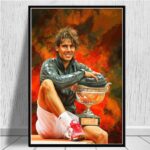 Poster Tennis Spieler Rafael Nadal als Deko Print ohne Rahmen - Image 6