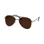 Spectrum sunglasses pilot gold black brown men