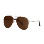 Spectrum sunglasses pilot gold brown glass