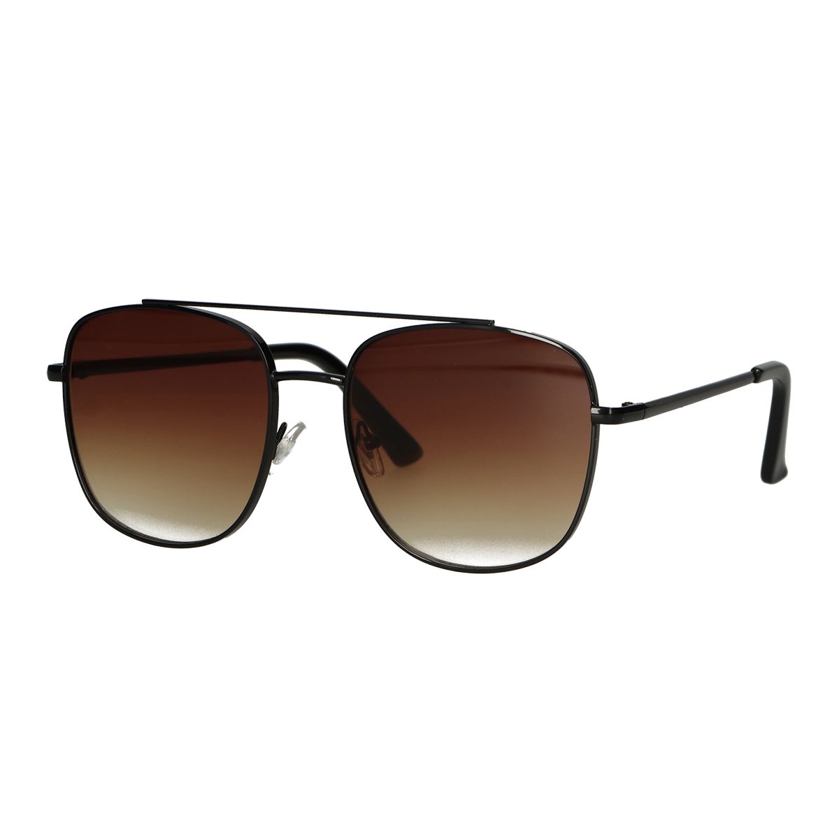 zonm42_zonm42_goed.jpg Spectrum sunglasses aviator black brown glass men - Image 1