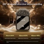 Wireless Live Broadcast Sound Reduction Mini Lavalier Microphone - Image 2