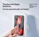 Bathroom Waterproof Mobile Phone Box 360 Degree Rotation Touch Screen - Image 6