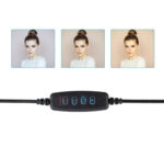 Compatible with Apple, 10 LED Ring Light Lamp Phone Selfie Camera Studio Video Dimmable Tripod Stand - Image 4