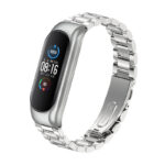 Solid Three-Bead Metal Wristband - Image 2