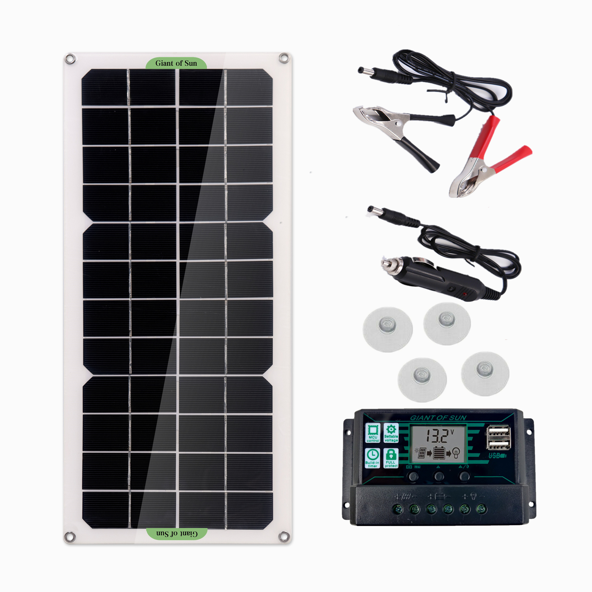 1622959659648.jpg Solar Panel Car Van Caravan Camper Portable Battery Charger - Image 1