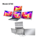 Portable Triple-screen Display Connect Secondary Display Monitor - Image 4