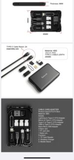 Multifunctional Travel Survival Card All-in-One Data Cable - Image 5