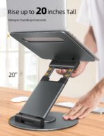 Notebook Bracket Laptop Adjustable Base 360-degree Rotation - Image 7