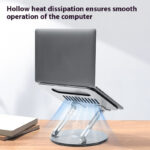 Aluminum Alloy Rotatable Laptop Stand Desktop Height Increased By Lifting And Foldable - Image 4