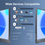 15.6 Inch HDR IPS Portable Monitor, 1080P FHD USB-C HDMI, Dual Speaker Travel Screen for Laptop - Image 2