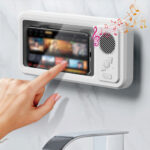 Bathroom Waterproof Mobile Phone Box 360 Degree Rotation Touch Screen - Image 4