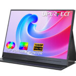 15.6 Inch HDR IPS Portable Monitor, 1080P FHD USB-C HDMI, Dual Speaker Travel Screen for Laptop